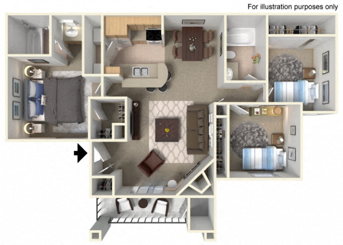 3125 W. Warm Springs Road 1-3 Beds Apartment for Rent - Photo Gallery 25
